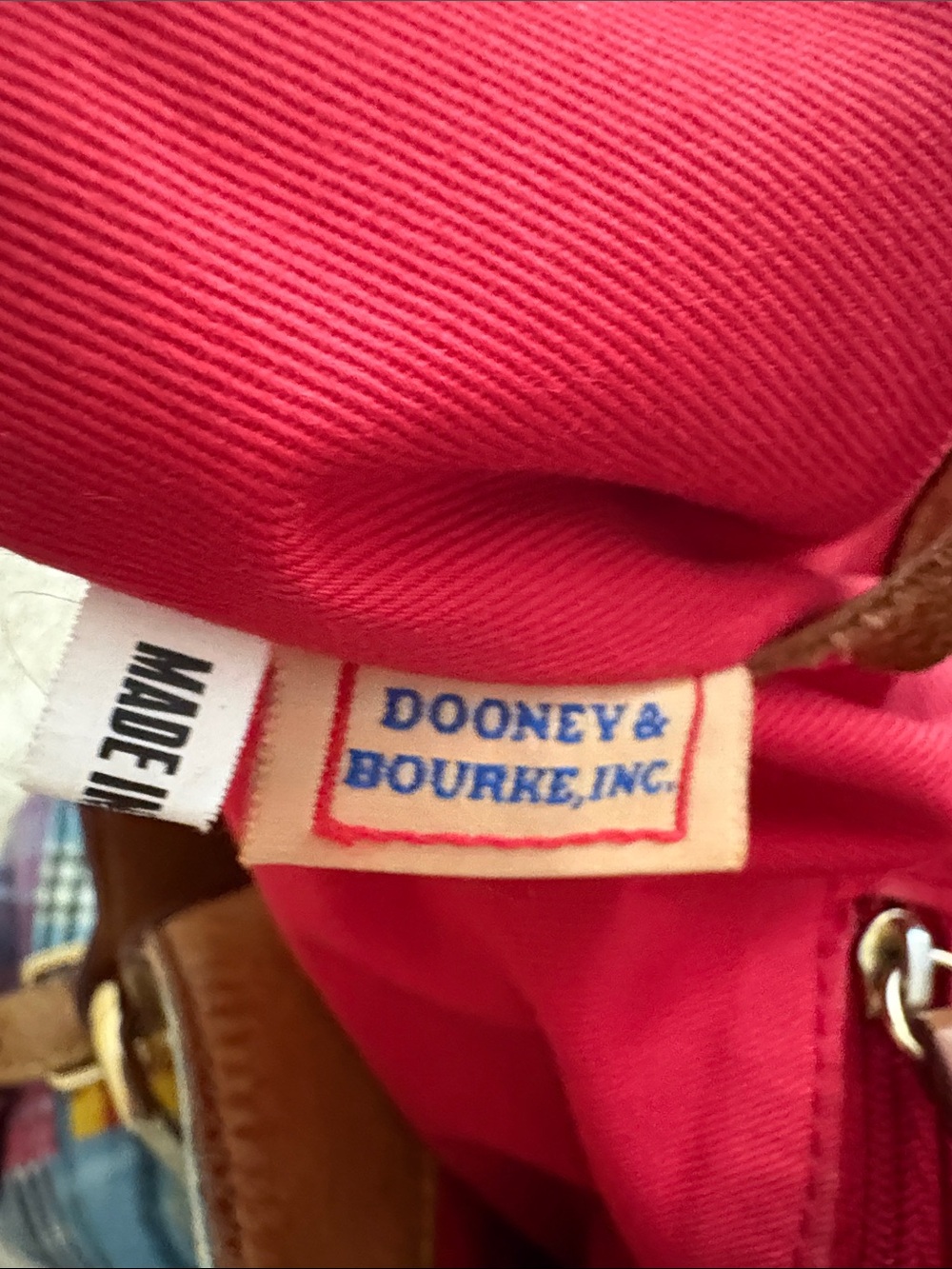 DOONEY & BOURKE Patchwork Plaid Purse - Picture 10 of 15